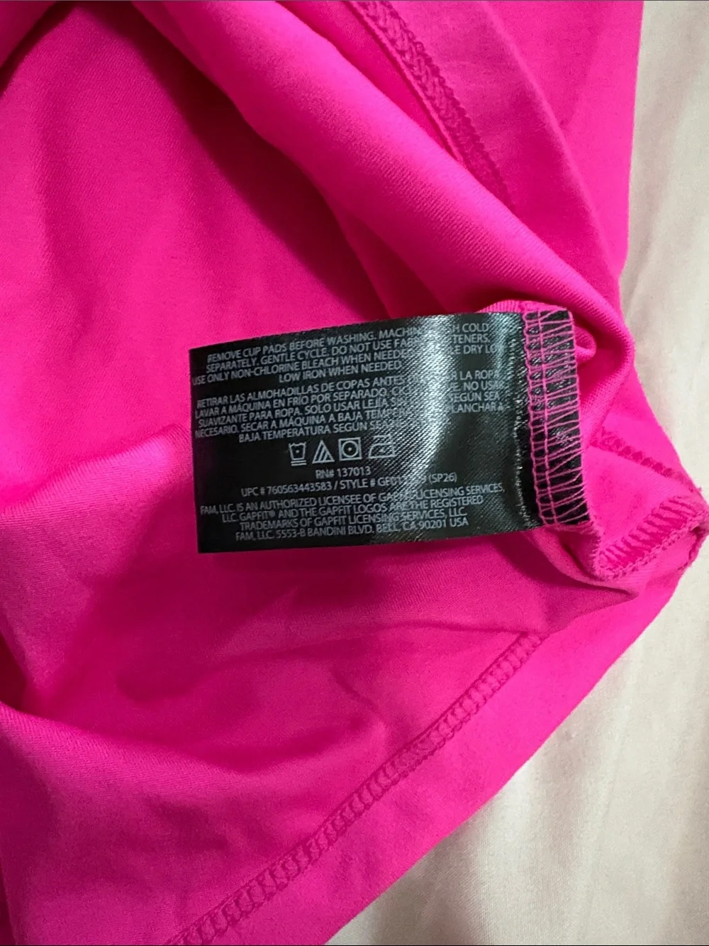 GapFit Vibrant Pink Athletic Dress